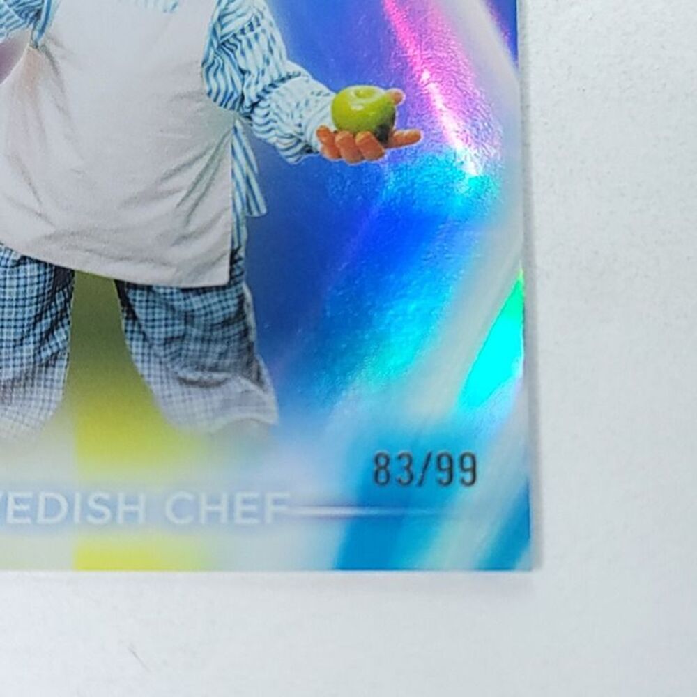 Swedish Chef Topps 2026 Disney Neon Holo Parallel Refractor Limited 83/99 - Picture 3 of 4